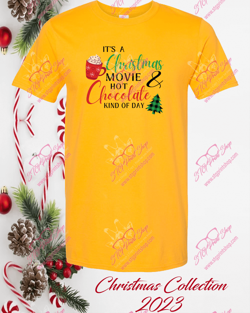 Christmas Movie Hot Chocolate Tshirt