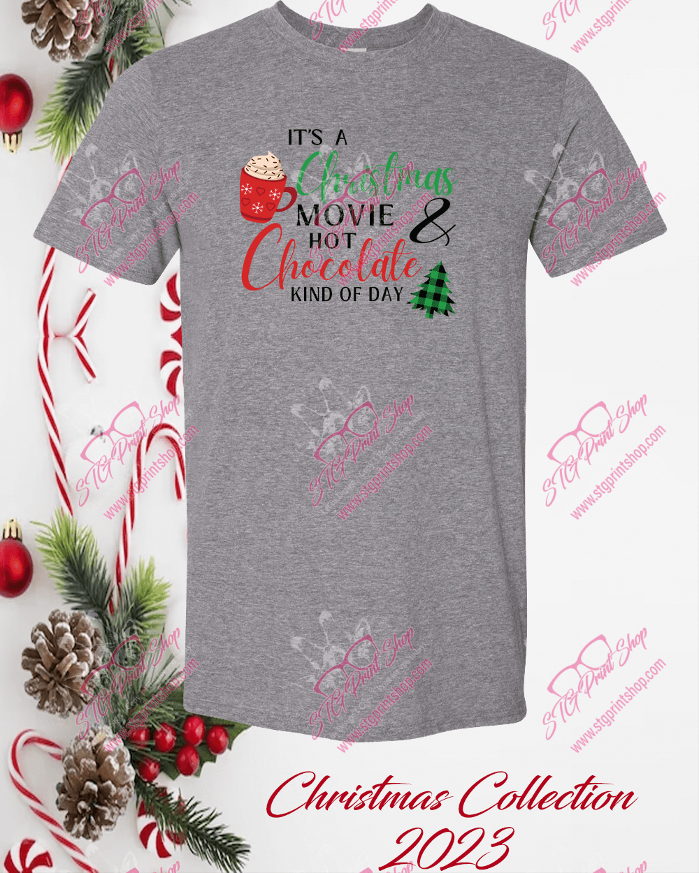 Christmas Movie Hot Chocolate Tshirt