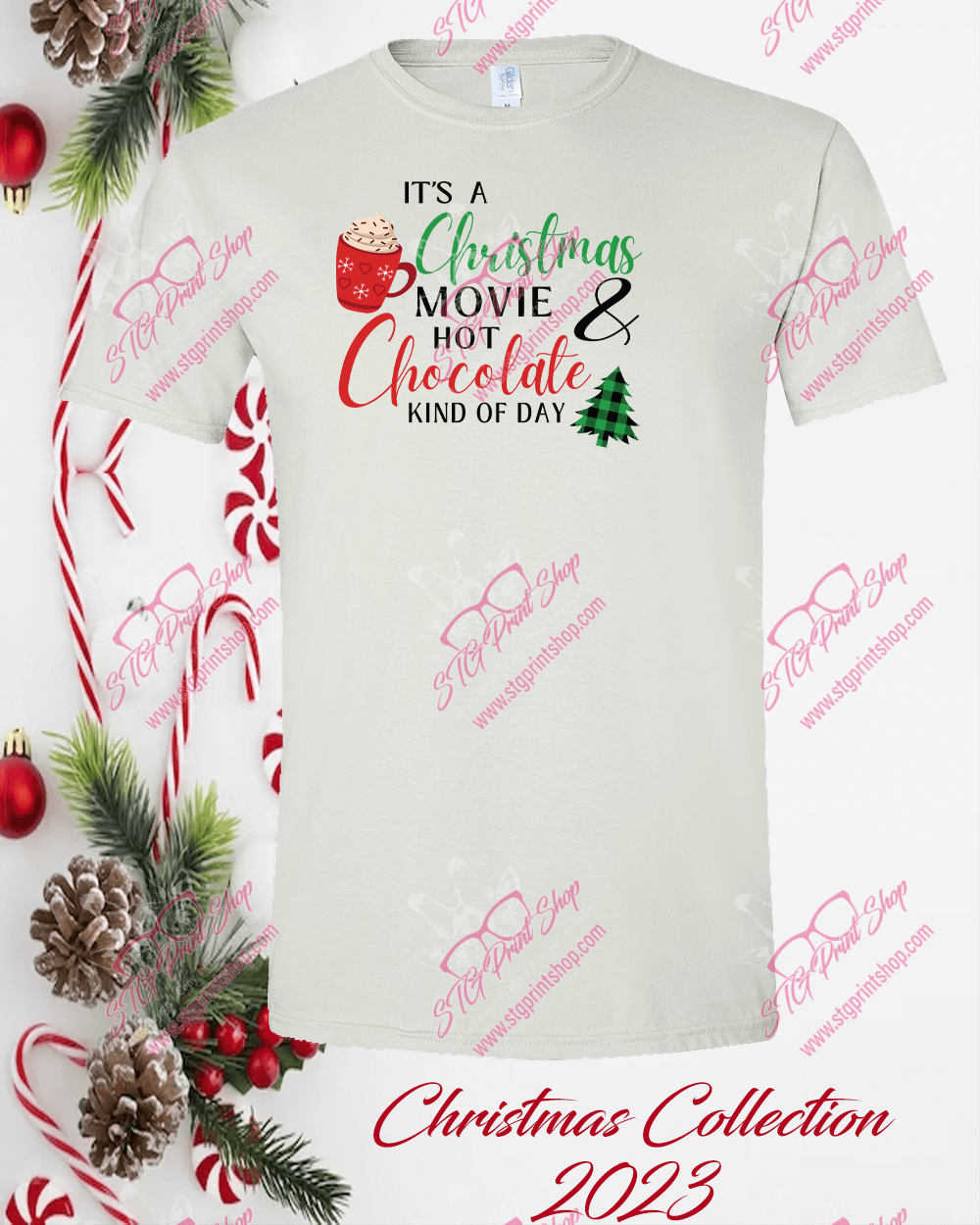 Christmas Movie Hot Chocolate Tshirt