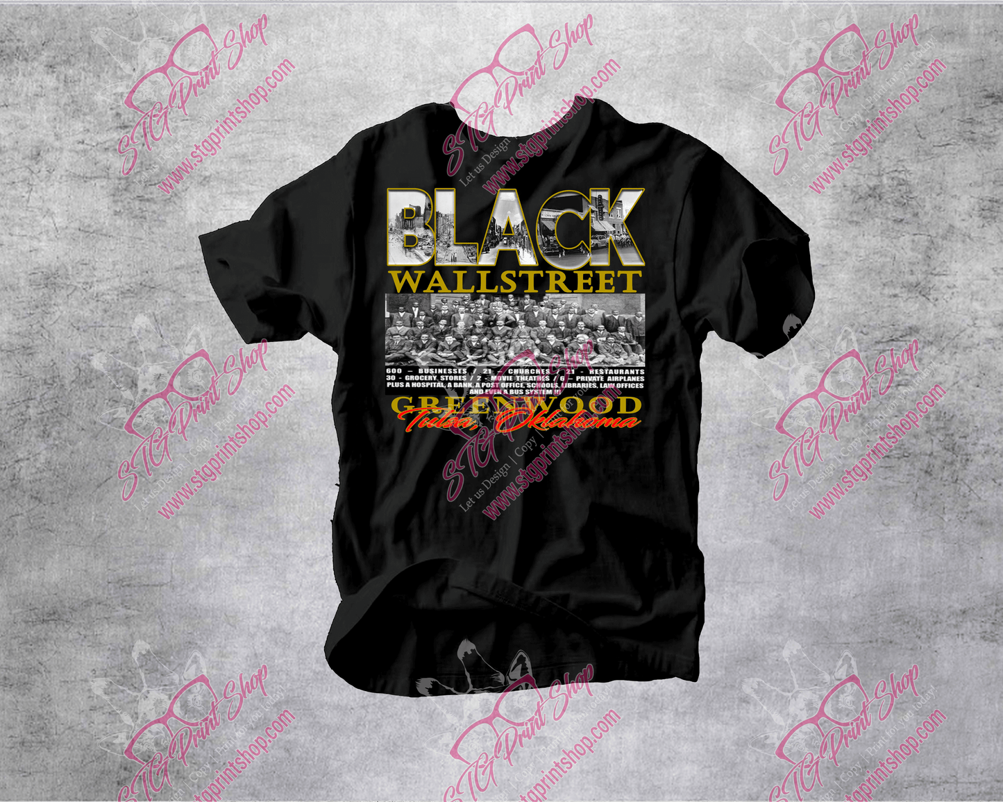 Black WallStreet Tshirt