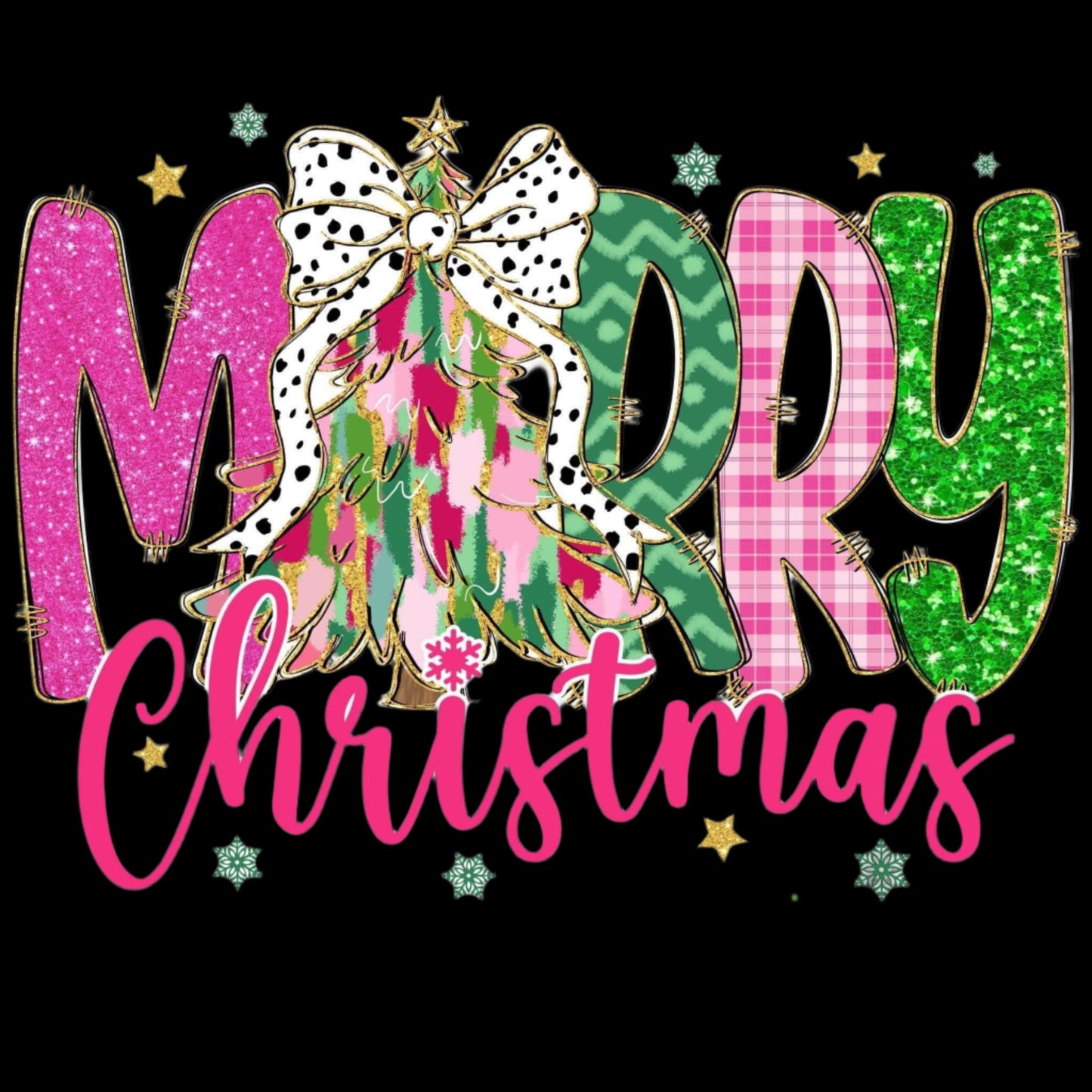 Merry Christmas Pink