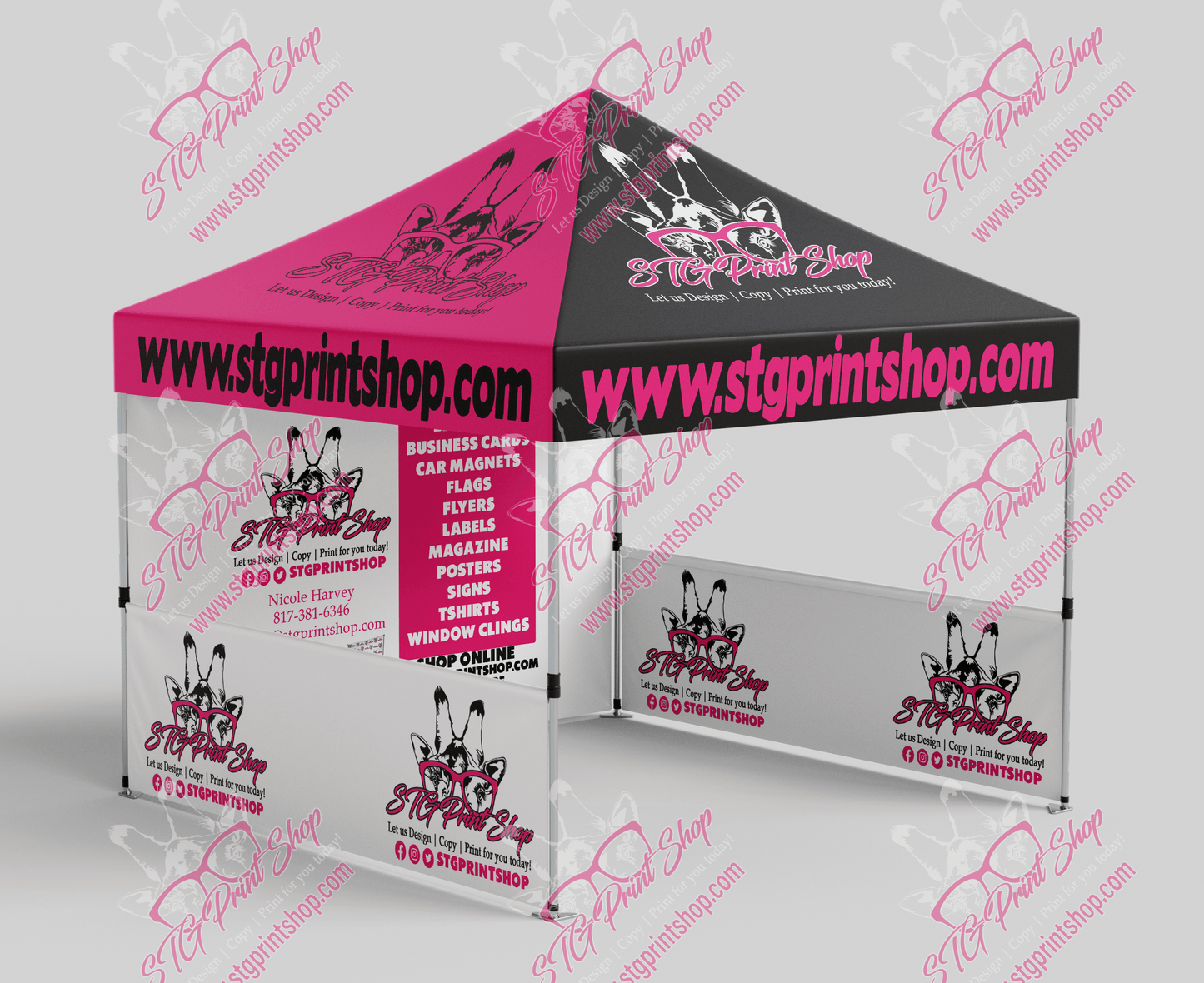 10'x10' Heavy Duty Aluminum Tent