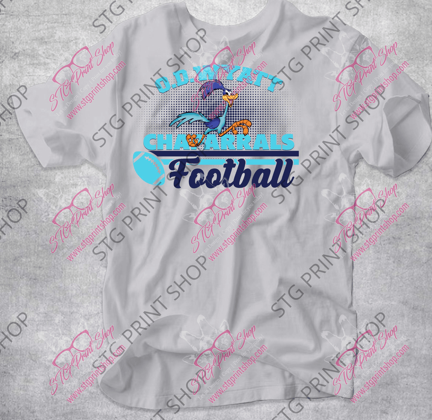 OD Wyatt Football v5 - by My Store - chaparral, high school football, OD Wyatt, spirit wear