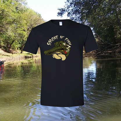 Smoke N Fish Tshirt – CeeLowTheHooker Official Merch