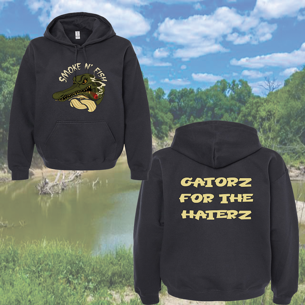 Smoke N Fish Hoodie – CeeLowTheHooker Official Merch