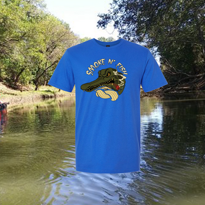 Smoke N Fish Tshirt – CeeLowTheHooker Official Merch
