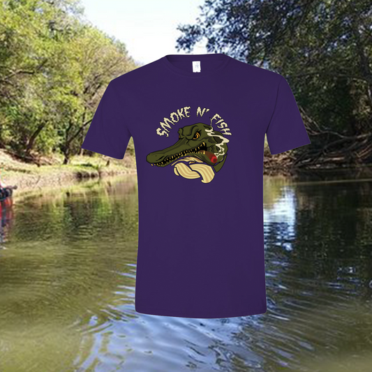 Smoke N Fish Tshirt – CeeLowTheHooker Official Merch
