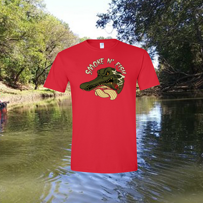 Smoke N Fish Tshirt – CeeLowTheHooker Official Merch
