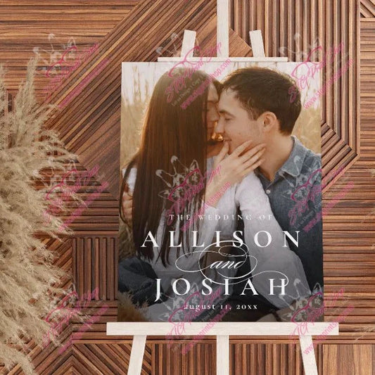 Photo Wedding Welcome Foam Board