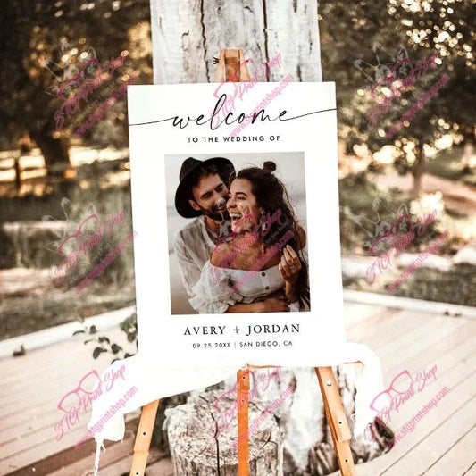 Wedding Welcome Sign | Photo Wedding Welcome